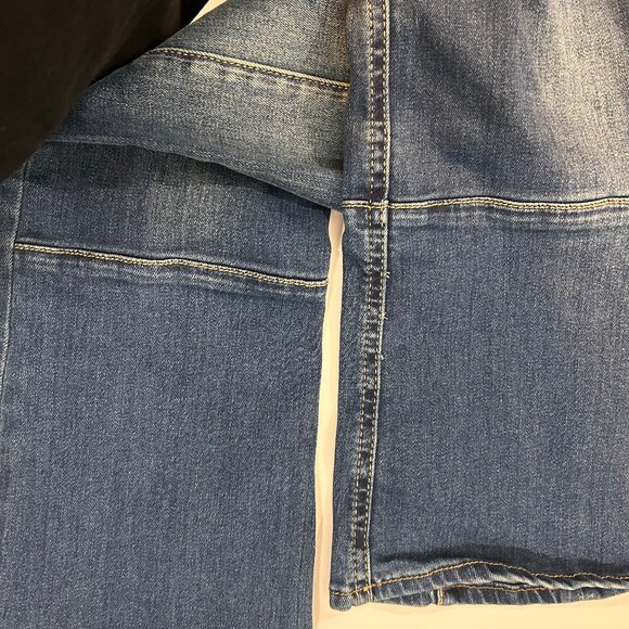 Pilcro and the Letterpress Anthropologie Flare Jeans - Sz 25 High-Rise Side-zip - Picture 8 of 11